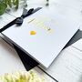 Personalised Black Foil Birthday Card Any Name, thumbnail 2 of 11