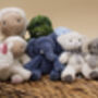 Personalised Huggy Soft Baby Blue Bear, thumbnail 4 of 7