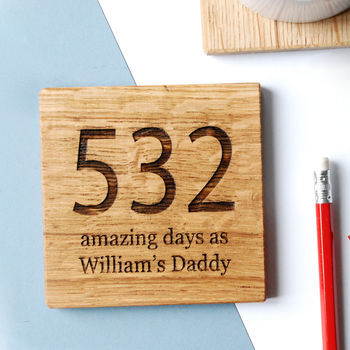 Personalised 'Days As Your' Coaster, 2 of 2