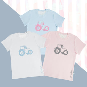 Pick N' Mix Tractor Children's T Shirt – Personalised, 3 of 9