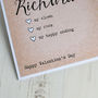 Special Qualities Personalised Valentine's Card, thumbnail 2 of 7