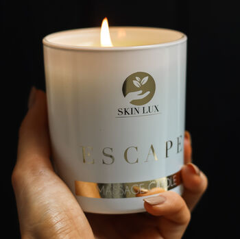 Escape Luxury Massage Wellness Candle, 5 of 8