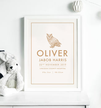 Personalised Animal And Name Print, 9 of 9