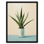 Aloe Aloe Vera Green Plant Lover Simple Wall Art Print, thumbnail 5 of 6