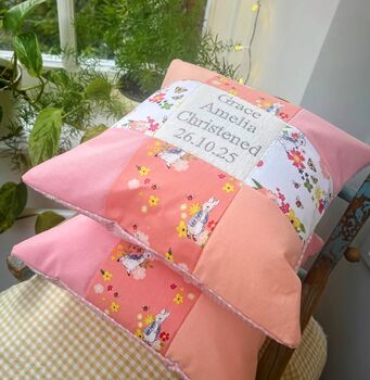 Peter Rabbit© Christening Cushion, 3 of 9