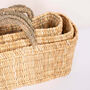 Reed Storage Baskets, Three Sizes And Sets, thumbnail 4 of 6