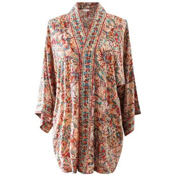 Red, Blue And Orange Paisley Viscose Summer Jacket, 6 of 6