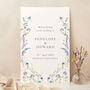Regency Floral Wedding Welcome Sign, thumbnail 1 of 3