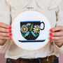 Teacup Brie Harrison Cross Stitch Kit, thumbnail 1 of 2