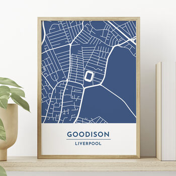 Personalised Map Print Of Any Football Stadium, 3 of 9