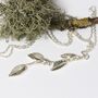 Laurel Leaf Pendant, Sterling Silver Nature Necklace, thumbnail 5 of 6