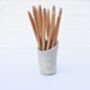 Concrete Mini Vessel Planter, Pen Pot, Desk Tidy, thumbnail 2 of 7