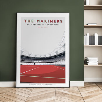 Grimsby Town The Mariners London Stadium 2022 Poster, 3 of 8
