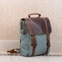 Personalised Canvas And Leather Backpack, thumbnail 10 of 12
