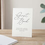 Modern Calligraphy Personalised Wedding Guest Book, thumbnail 2 of 2