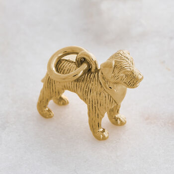 Border Terrier Silver Charm, 2 of 8