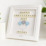 Baby Boy Happy Christening Day Personalised Gift Frame, thumbnail 1 of 8