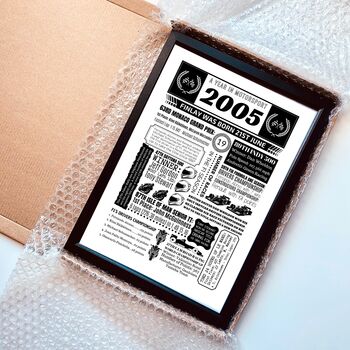 2005 Personalised 21st Birthday Motorsport Print, 11 of 12