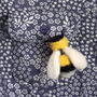 Bee Brooch Needle Felting Kit, thumbnail 1 of 9