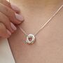 Mini Russian Ring Pendant Necklace, thumbnail 1 of 11
