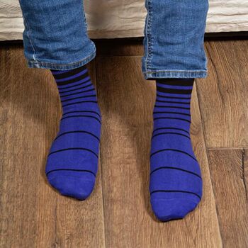 Men's Socks Bundle Retro Stripe Winter, 5 of 8
