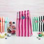 Candy Stripe Party Bags With Stickers, thumbnail 3 of 7