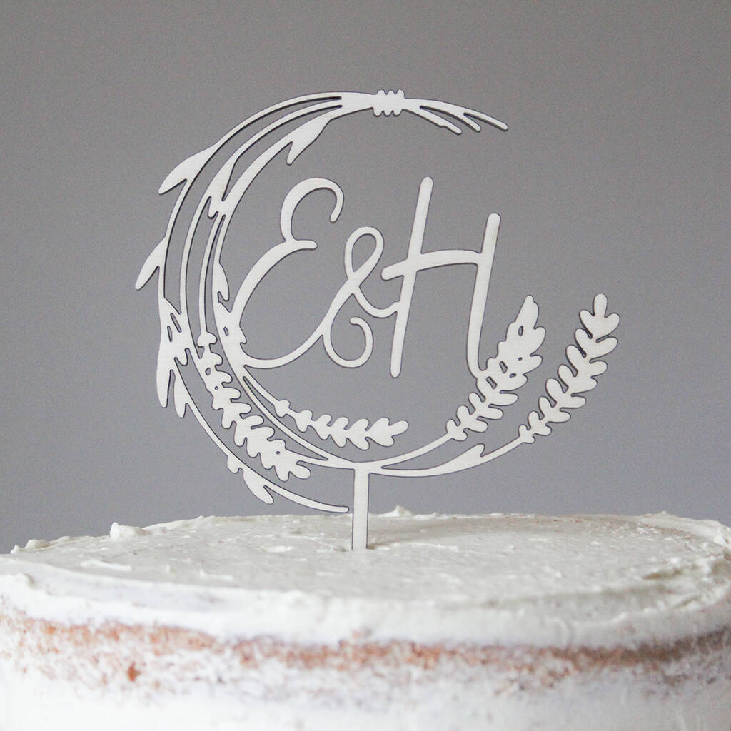 Personalized Wedding Cake Topper Love Tree With Names Custom