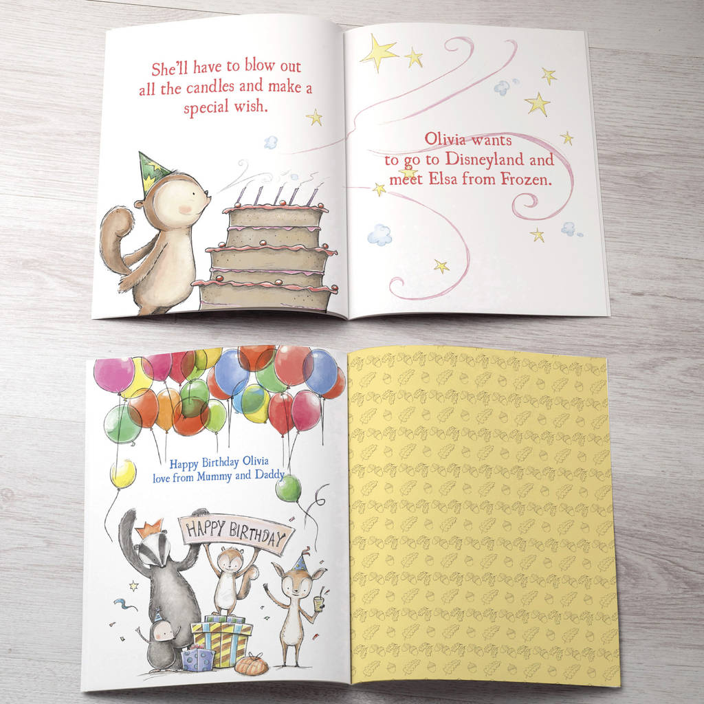 Personalised Birthday Story Book By Letterfest | notonthehighstreet.com