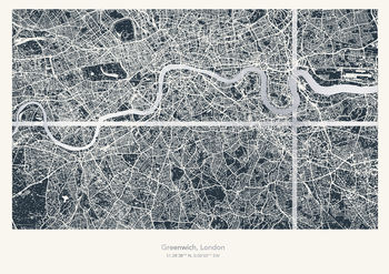 Personalised Metallic London Coordinates Map, 6 of 10