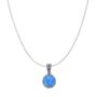Opal High Quality Sterling Silver Pendant Necklace, thumbnail 2 of 2
