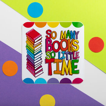 Set Of Book Lover Vinyl Stickers, 2 of 5