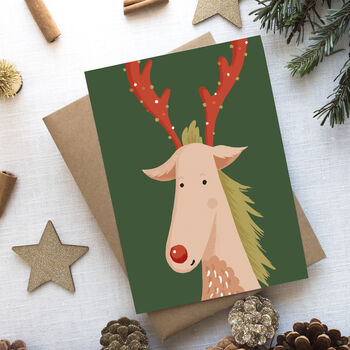 Rudolph Christmas Card, 2 of 5