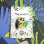 Inky Owl Eco Wooden Pin Brooch, thumbnail 1 of 5