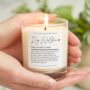 Dog Walker Gift Definition Scented Candle, thumbnail 1 of 9
