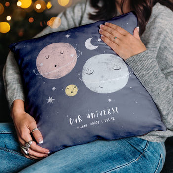 Personalised 'Our Universe' Family Planets Cushion, 2 of 7