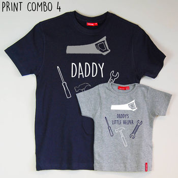 Daddy's Little Helper T Shirt Set, 4 of 9