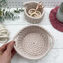 Macrame Kit, Coiled Baskets, Nude, thumbnail 5 of 9