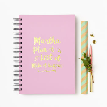 'Plan It, List It' Foiled Diary And Planner, 5 of 10