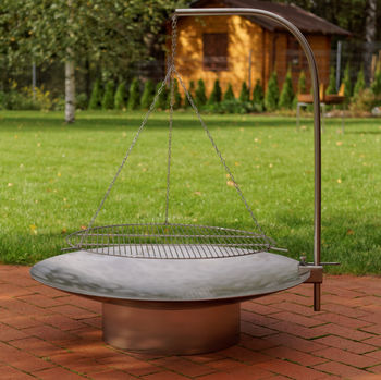 Hestia Stainless Steel Fire Pit, 4 of 5