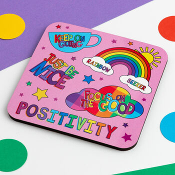 Pink Motivational Coaster, 4 of 5