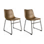 Dexter Chesnut Brown Set Of Two Dining Chairs, thumbnail 1 of 7