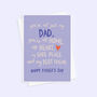 Sentimental Father's Day Card For Dad, thumbnail 3 of 3