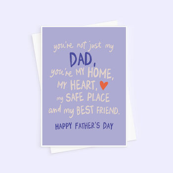 Sentimental Father's Day Card For Dad, 3 of 3