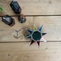 Moroccan Style Star Hanging Lantern Emerald Green, thumbnail 7 of 8