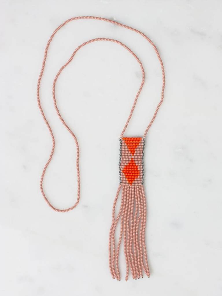 melako beaded necklace, beadworks kenya by bohemia