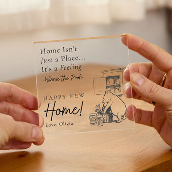 Personalised New Home Acrylic Plaque Gift, 2 of 3