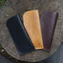 Luxury Leather Single Glasses Spectacle Pouch Gift Boxed Personalised, thumbnail 3 of 9