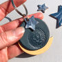 Personalised Leo Star Sign Leather Keyring, thumbnail 2 of 6