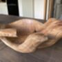 35cm Giant Hand Bowl – Handmade Teak Root Wooden Dish, thumbnail 9 of 10