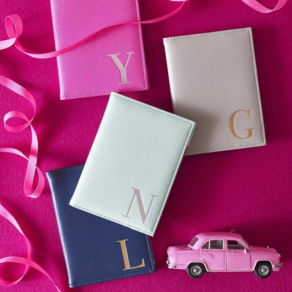 Monogram Passport Cover By all things Brighton beautiful